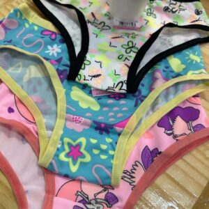 Calcinha Infantil Flor de Lis