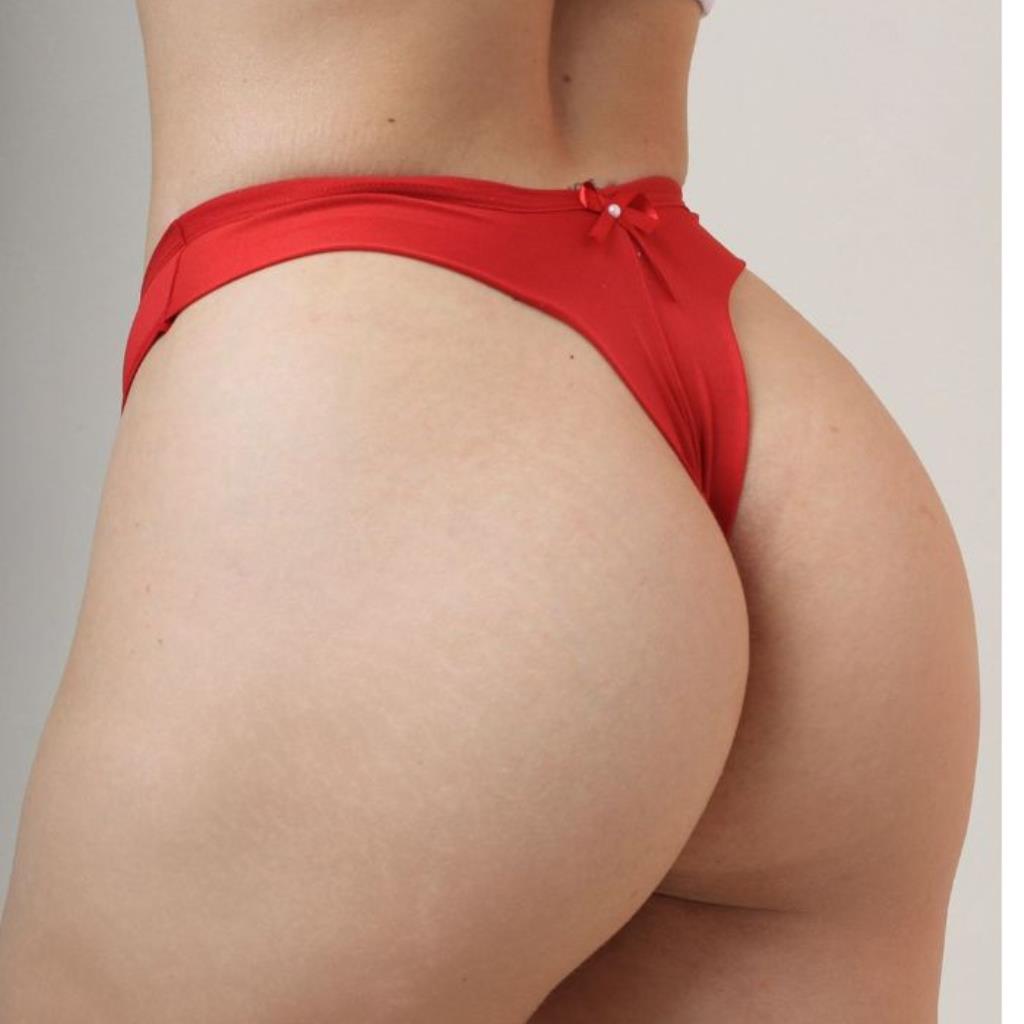 Calcinha Fio Duplo com Laço