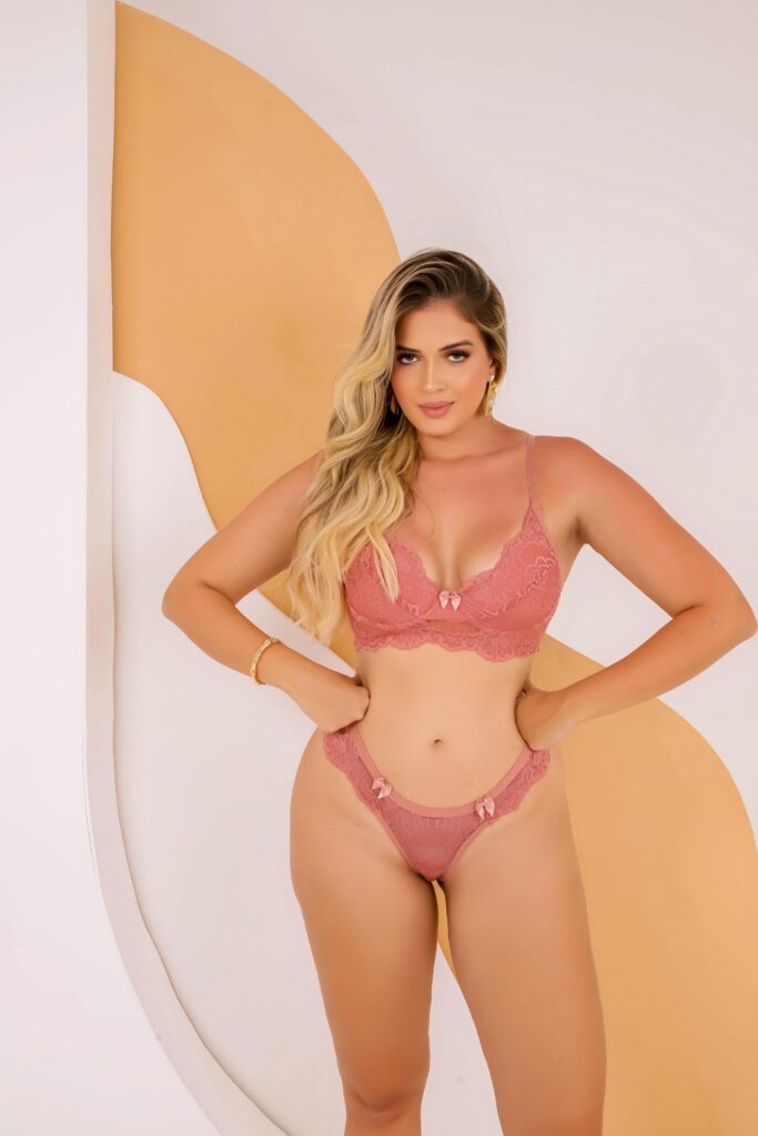 Conjunto Fio dental sem bojo com aro.