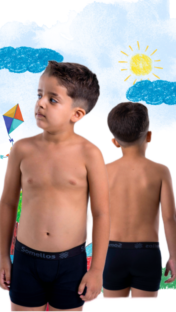 Cueca  Boxer Infantil Somellos